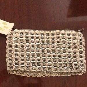 NWT Escama Studio POP TAB CLUTCH CHICA ROSA